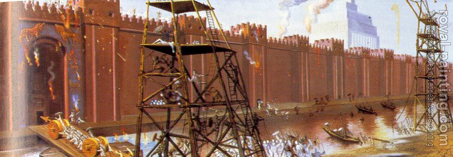 Salvador Dali : The Walls of Babylon